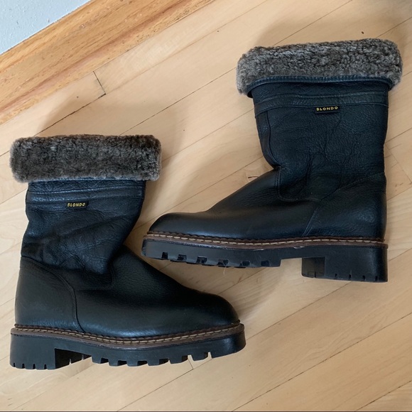 blondo shearling boots